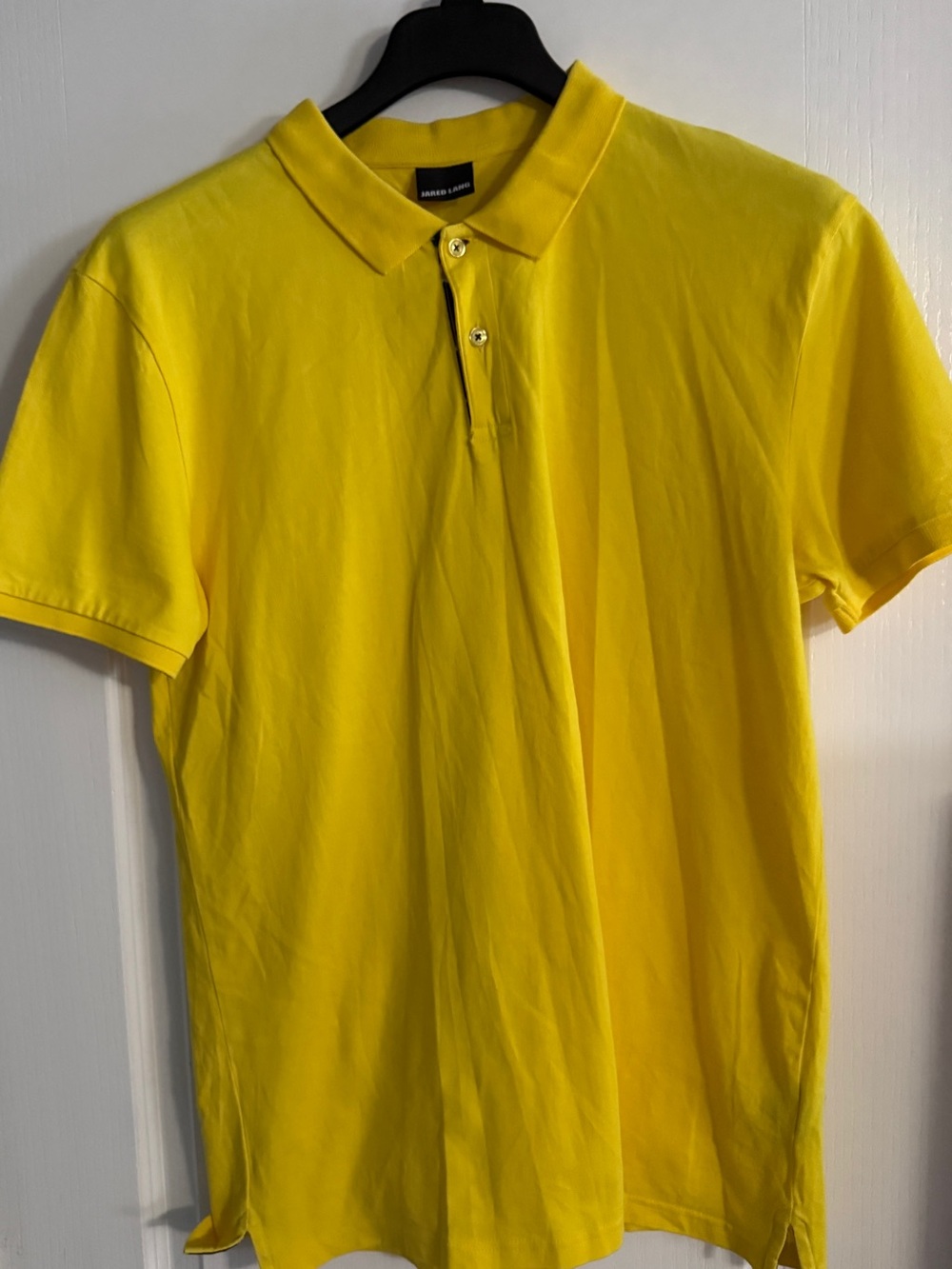 Jared Lang  Yellow Polo Shirt - Classic Short Sleeve size XXL